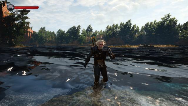 Jump in Shallow Water for The Witcher 3