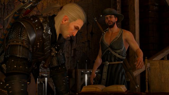 Eskel and Lambert always ready to party - for The Witcher 3