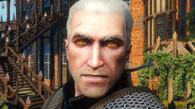 Scarless Vanilla Geralt for The Witcher 3