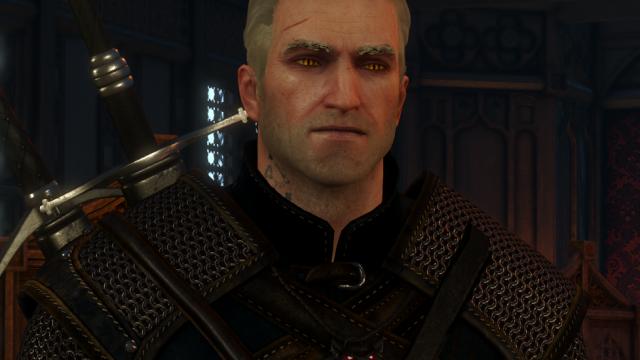 Scarless Vanilla Geralt for The Witcher 3