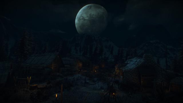 Moon UHD - Ультра Детализированная Луна для The Witcher 3