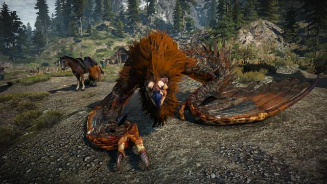 Brown Gryphon Fur for The Witcher 3