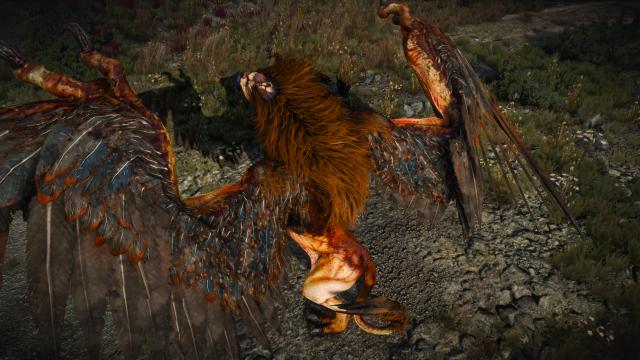 Brown Gryphon Fur for The Witcher 3