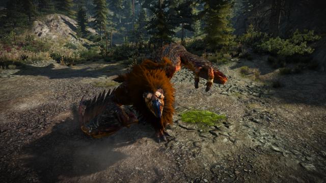 Brown Gryphon Fur for The Witcher 3