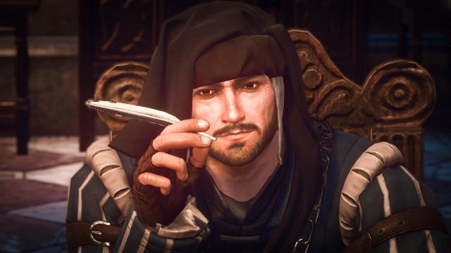 Вернон с бородой / Beard for Vernon Roche для The Witcher 3