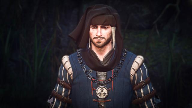 Вернон с бородой / Beard for Vernon Roche для The Witcher 3