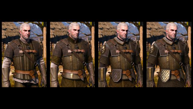 4K Armor Textures - 4 for The Witcher 3