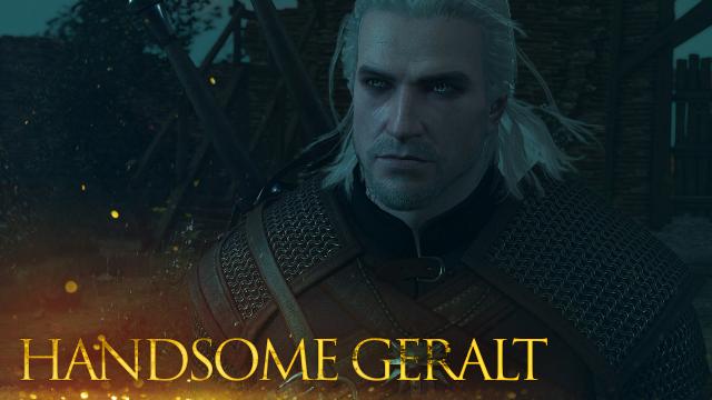 Handsome Geralt для The Witcher 3