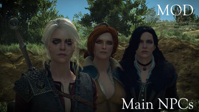 High Quality Faces - for The Witcher 3