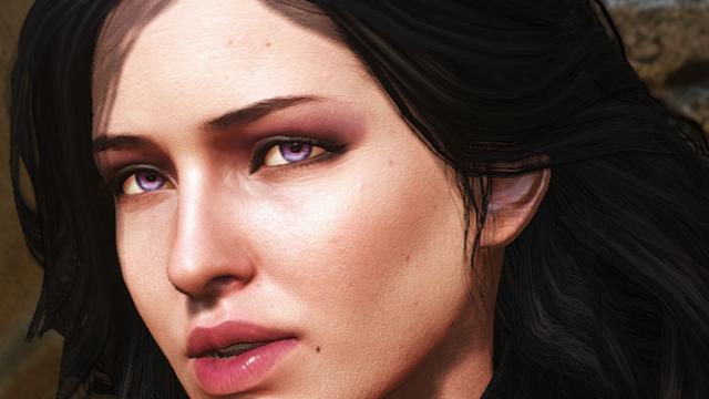 Фиолетовые глаза Йеннифэр / Yennefer Eyes Lore-Friendly