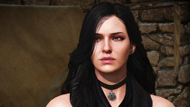 Фиолетовые глаза Йеннифэр / Yennefer Eyes Lore-Friendly для The Witcher 3