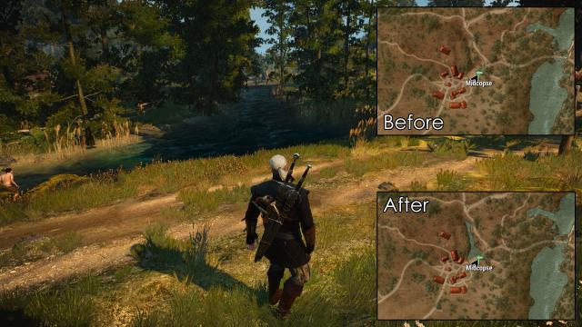 World Map Fixes for The Witcher 3