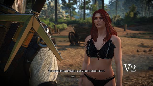 (2 )  Black underwear for Triss for The Witcher 3