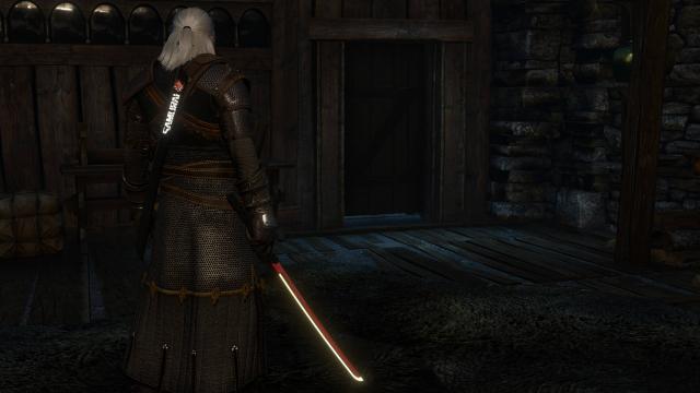 Ciri Thermal Katana with Scabbard for The Witcher 3