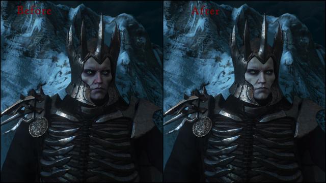 Eredin Face Retexture for The Witcher 3