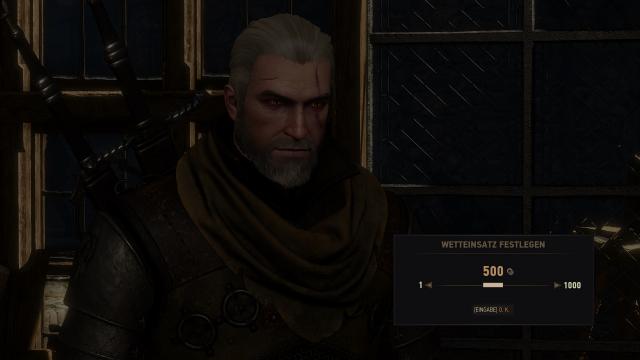 Selectable Max Gwent Bet for The Witcher 3