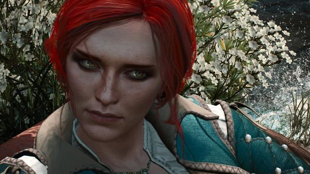 4к лицо Трисс Меригольд / Triss 4k Face Retexture для The Witcher 3