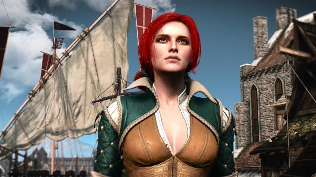 4к лицо Трисс Меригольд / Triss 4k Face Retexture для The Witcher 3