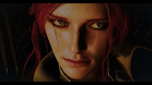 4к лицо Трисс Меригольд / Triss 4k Face Retexture для The Witcher 3