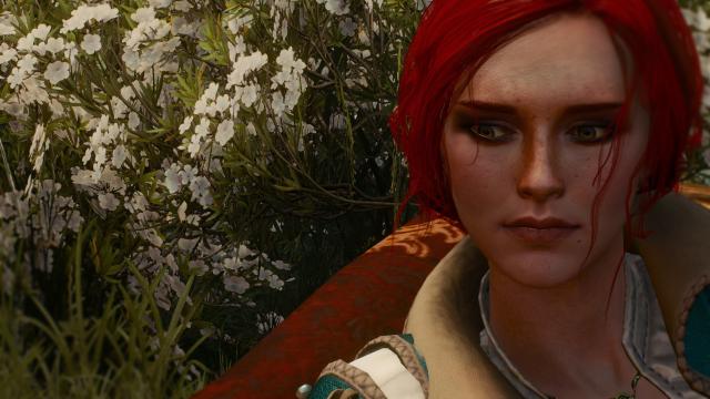 4к лицо Трисс Меригольд / Triss 4k Face Retexture для The Witcher 3