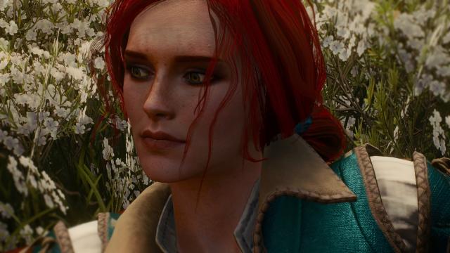 4к лицо Трисс Меригольд / Triss 4k Face Retexture для The Witcher 3