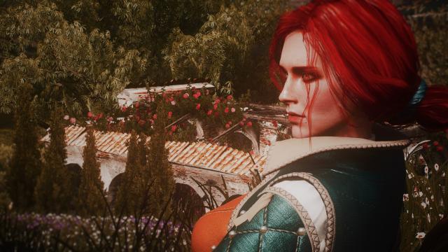 4к лицо Трисс Меригольд / Triss 4k Face Retexture для The Witcher 3