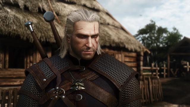 Geralt 4k Retexture для The Witcher 3 Next Gen