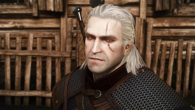 Geralt 4k Retexture для The Witcher 3 Next Gen