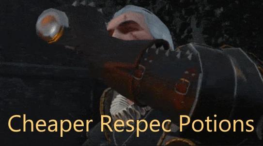 Cheaper Respec Potions - Next Gen для The Witcher 3 Next Gen