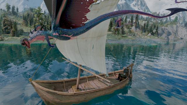 Faster Boat for The Witcher 3 Next Gen