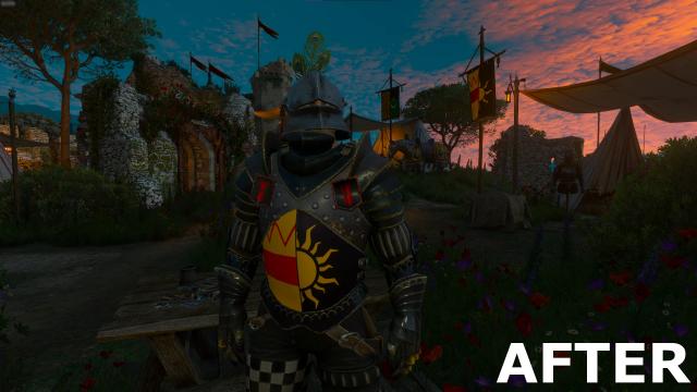 Improved Tournament Knights for The Witcher 3 Next Gen