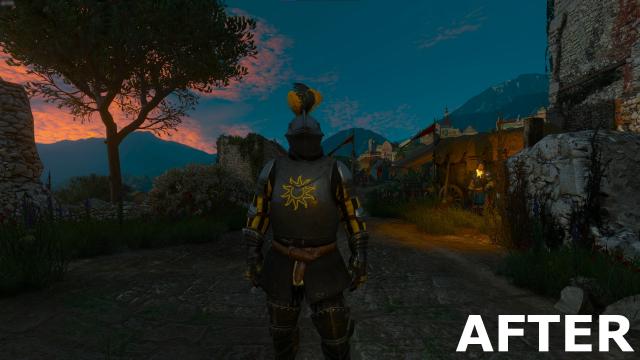 Improved Tournament Knights for The Witcher 3 Next Gen