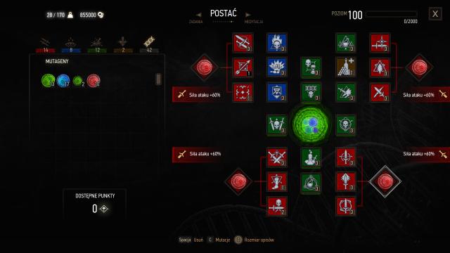 More Skill Slots with Interface - NextGen для The Witcher 3 Next Gen