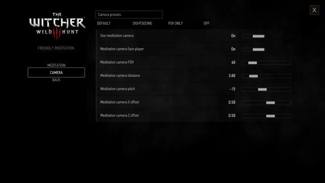 (Next Gen Edition) Friendly Meditation for The Witcher 3 Next Gen
