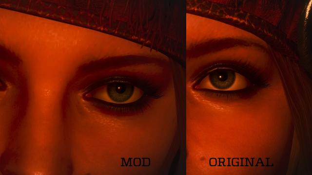 Common Eyes Retexture для The Witcher 3 Next Gen
