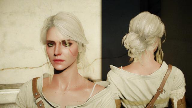 HQ female hairstyles для The Witcher 3 Next Gen