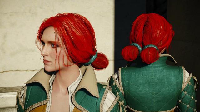 HQ female hairstyles для The Witcher 3 Next Gen