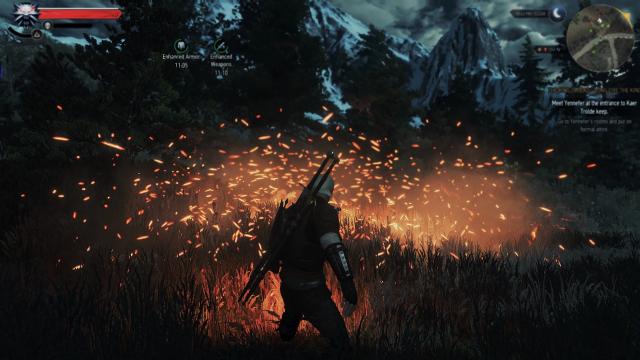 Improved Sign Effects Next Gen for The Witcher 3 Next Gen