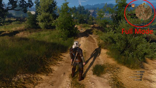Mini-Map More Area Coverage for Next-Gen для The Witcher 3 Next Gen