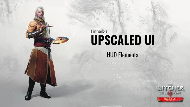 Upscaled UI - HUD Elements - Next-Gen for The Witcher 3 Next Gen