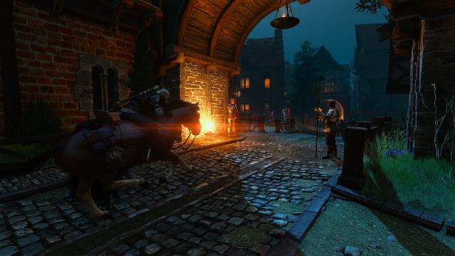Gallop in Settlements - NEXTGEN для The Witcher 3 Next Gen