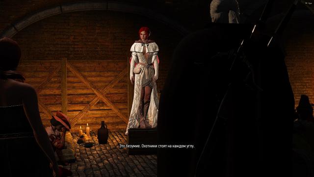 4K White Hood for Triss для The Witcher 3 Next Gen