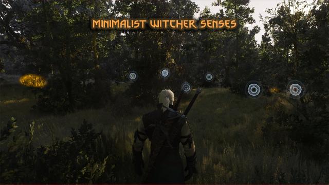 Minimalist Witcher Senses (Focus) for The Witcher 3 Next Gen