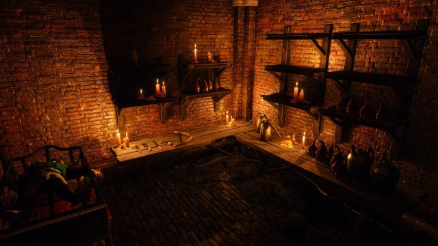 Morgue Lights Fix for The Witcher 3 Next Gen