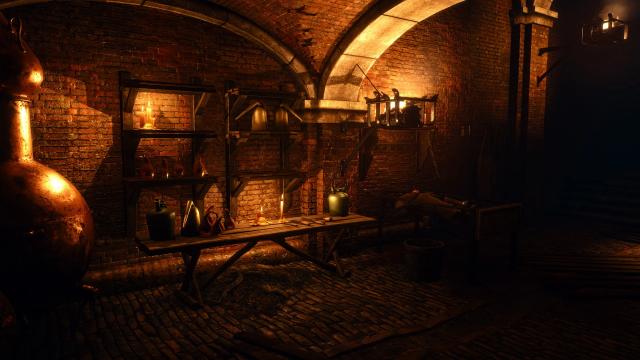 Morgue Lights Fix for The Witcher 3 Next Gen