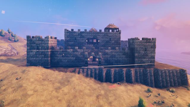 Каменный замок / Rooty's Stone Castle для Valheim