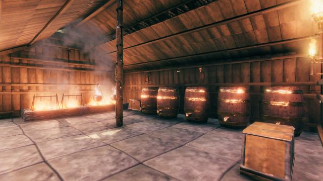 Simple Fermenting House for Valheim