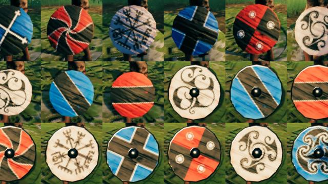 More Round Shield Paints