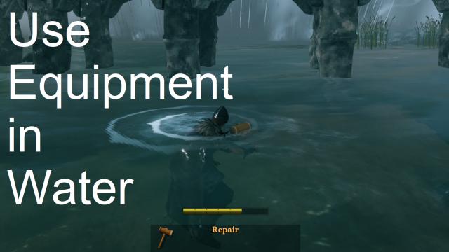 Use Equipment in Water for Valheim