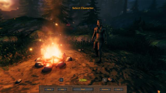 Character Edit Button for Valheim
